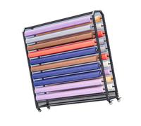 Generico Espositore in tessuto tessile, supporto pellicola rivestimento auto, facile accesso e risparmio di spazio, for tovaglie in bobina(16 layers)