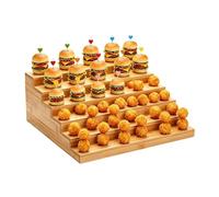 Generico Espositore per alimenti porta spiedini - Alzata per servire feste a 6 livelli, vassoio per antipasti, vassoio per carne a più livelli, torre per cocktail al formaggio | Buffet