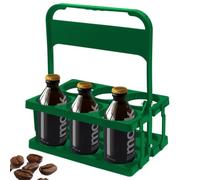 Generico Espositore per bottiglie - Contenitore per bevande pieghevole, per trasporto multiscomparto, organizer per trasporto riutilizzabile, struttura portatile con presa facile | per la cucin