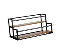 Generico Espositore per Bottiglie di sciroppo e portabottiglie per Vino per riporre Oggetti da Bar, mensola per spezie e Porta condimenti, mobiletto per Bar - 43x23x21,2 cm, Elegante Arredamento da c