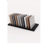 Generico Espositore per Campioni di Pietra Resistente - Supporto da Pavimento per lastre di Marmo e Quarzo, espositore da banco per Showroom (37,5 x 35 cm)