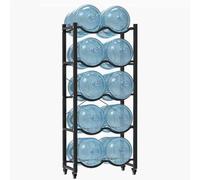 Generico Espositore per Negozi, scaffale per Snack, Organizer, espositore in Metallo, Porta tanica d'Acqua Resistente da 5 galloni con Ruote, Dispenser di Acqua Portatile e Supporto per Contenitore d