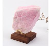 Generico Espositore per Rocce E Minerali - Espositore per Cristalli - Supporti per Cavalletti per Piccoli Display per Minerali, Rocce, Pietre, con Base in Legno 2,56 * 2,56 * 3,15 Pollici