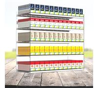 Generico Espositore per Sigarette in Acrilico con Sistema di Spinta Automatica | Organizzatore per Negozi | Elegante vetrina per Sigarette e Prodotti del Tabacco | Massimizza la visibilità e Le vendi