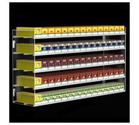 Generico Espositore per Sigarette in Acrilico multilivello - Espositore Trasparente per Vendita al Dettaglio a 5 Livelli con 15 colonne, ripiano Automatico, Due metodi di Installazione per l'organizz