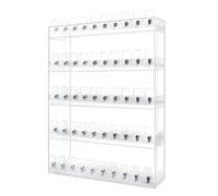 Generico Espositore per Sigarette in Acrilico - Spingitori Automatici, Supporto a Parete e Scatola Rettangolare da banco per Negozi al Dettaglio - Finitura Trasparente, Dimensioni 67 cm - Ideale per