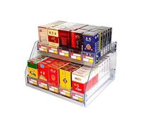 Generico Espositore per Sigarette - Supporto Trasparente per Negozi al Dettaglio e supermercati - 2 Livelli, 6 colonne - Set Perfetto per espositori per Sigarette