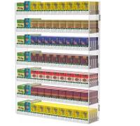 Generico Espositore per Snack, scaffale per Vendita al Dettaglio, Organizer per Snack, espositore per supermercati, espositore per Sigarette a Spinta Automatica a Parete per l'organizzazione e la Pra