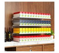 Generico Espositore per Snack, scaffale per Vendita al Dettaglio, Organizer per Snack, espositore per supermercati, espositore per Sigarette, Vassoio Automatico per Spingere Il Tabacco, divisorio in