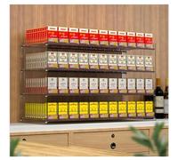 Generico Espositore Rettangolare a Parete per Sigarette in Acrilico, con Sistema di Spinta Automatica per Un Facile Accesso, Elegante Contenitore Organizer per Negozi o Uso Domestico.
