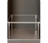 Generico Espositore versatile in acrilico trasparente, organizer multiuso for oggetti da collezione, figure, decorazioni for la casa e altro ancora(H20cm,50x30cm/19.7x11.8in)