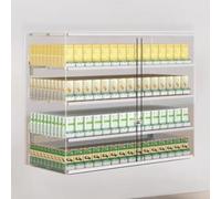 Generico Espositori per Negozi, espositori per Negozi, espositori indipendenti, espositori mobili per supermercati, espositori per Sigarette in Acrilico con Porta Scorrevole, Organizer da Parete e da