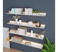 Generico Espositori per Negozi, Pannelli a griglia, espositori indipendenti, espositori mobili, espositori per supermercati, mensole da Parete sospese, con Pannello Luminoso a LED, espositore da pare