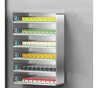 Generico Espositori per Negozi, Pannelli a griglia per Esposizione al Dettaglio, espositori indipendenti, espositori mobili per supermercati, espositori per Sigarette in Metallo a Parete per Negozi a