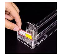 Generico Espositori per Sigarette in Acrilico da 20 Pezzi, organizzatori Automatici a Molla per scaffali per Vendita al Dettaglio e supermercati, portasigarette (6,4x28 cm)