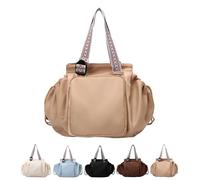 Generico Essential Tote, Multifunctional Travel Organizer Bag for Ladies, Multipurpose Large Capacity Tote Bag - 15 Pockets (Khaki)