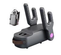 Genérico Essiccatore Per Scarpe | Mensola Riscaldatore Per Stivali Con Timer A 3 Livelli | Asciugacapelli Stivali da Sci Pieghevole,Per Viaggi Palestra Esterna Campeggio Casa Spogliatoi Residence