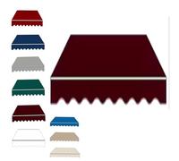 Generico Esterno Tessuto per Tende da Sole Retrattile Tessuto di Ricambio per Tenda da Sole da Giardino, Terrazzo Telo per Tenda da Sole Impermeabile