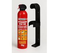 Generico Estintore Portatile 1Kg con Supporto - per Auto, Barca, Camper, Casa, Camino e Stufa - Sicurezza Antincendio Facile da Usare, Compatto e Leggero, Spegnimento Rapido di Principi di Incendio