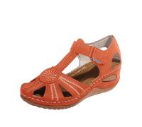Generico Estive Eleganti Sandali Con Zeppa Alta Estivi Da Spiaggia Lavabili Leggere E Regolabili Casual Antiscivolo Scarpe Sera Romani Pantofole Comode De Trekking Piscina