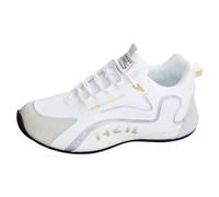 Generico estive Scarpe da Uomo Casual con Lacci Ginnastica Corsa Suola Morbida Trail Running Scarpe Trekking in Mesh Traspirante