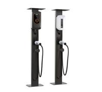 Generico Estock1 Supporto Palo Colonnina Universale Verticale tettuccio Montato A Parete per Stazione di Ricarica per Tutti I Tipi di WallBox per Veicoli Elettrici