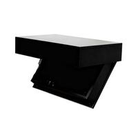 Generico Étagère de Rangement Mural, Tablette Flottante en Bois avec Compartiment Secret, Étagères D'Affichage Murale, pour isin otos Livres O Déc ntes et Vins dans