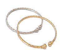 Generico Ethiopian Jewelry Gold Color Bangles Dubai Bangles Plated Women Decoration Party Bangle Wedding African Ethiopian (Model 3)