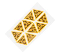 Generico Etichette di Avvertimento Biosicurezza 10 Adesivi 15 MM Autoadesivi per Laboratorio Segnaletica Rischio Biologico Sicurezza e Prevenzione Infezioni