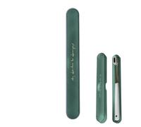 Generico Étui À Brosse À Dents Portable, Conteneurs De Voyage, Étui De Protection Respirant Pour Tube De Brosse À Dents, Boîte De Rangement Transparente Portable, Porte-pinceaux Pour Les Vo