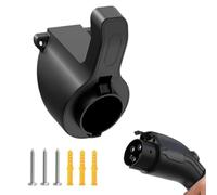 Generico EV Charger Holder - Portable Wall Mount Bracket | Cable Organizer | US & EU Standard Compatible, Heavy Duty Wall Dock, Neat Cable Management, Wall Mount Screws, for Garage EV Charging Cable