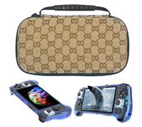 Generico EVA Custodia rigida per Anbernic RG556 Retro Console di gioco Sacchetto di immagazzinaggio Anti-graffio Custodia rigida con tasca a rete e maniglia