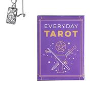 Generico Everyday Tarot - Pocket Edition, cartoncino, ideale per principianti, include carte e collana