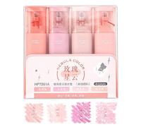 Generico Evidenziatori Glitterati - Pennarelli Scintillanti Per Scrivere Senza, 4 Evidenziatori Nebulaa Pastello | Pennarelli Scintillanti Per Scrivere a Prova Di Sbavature E Appunti Sul Diario