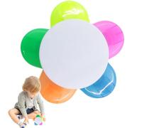 Genérico Evidenziatori multicolori: penne fluorescenti a forma di petalo a forma di pneumatico, evidenziatore evidenziatore, forniture per studenti e insegnanti | All'aperto, strada, viaggi