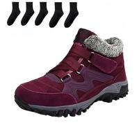 Generico Evocomfort Shoes, Evocomfort Orthopedic Boots, EvoOrtho Winter ReliefShoes-Women's (Red,41)
