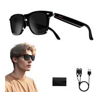 Generico Evoza Translating Glasses, Hy-C8 Ai Wireless Bluetooth Translation Glasses, Offline Translation, Phone Call Support (Black A)
