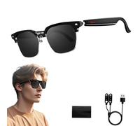 Generico Evoza Translating Glasses, Hy-C8 Ai Wireless Bluetooth Translation Glasses, Offline Translation, Phone Call Support (Black B)