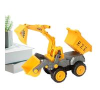 Genérico Excavator Toy - Excavator Car Toy | Kids Excavator | Multi-Functional Children Inertia Car | Educational Learning Toys Construction Vehicles For Kids Children
