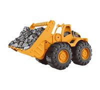Generico Excavator Toy - Inertia Driven Construction Truck With Articulated Boom And Rotating Cabin For Kids Sandbox And Beach Play, Free Gliding Heavy Equipment Vehicle Toy