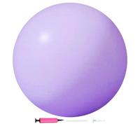 Generico Exercise Ball Small Pilates Ball - 9.84in Anti Burst Portable Inflatable Fitness Workout for Stability, Balance, Stretching, Core Training, Rehab, Gym Office Barre, Yoga, Home