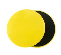 Generico Exercise Sliders for Working out - 2 Piece Core Glider Set | 17cm Diameter Fitness Discs, Scratch Free Floor Protection for Home Gym Pilates And Yoga, Durable Red Black Yellow Green Options