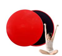 Generico Exercise Sliders for Working out - 2 Piece Core Glider Set | 17cm Diameter Fitness Discs, Scratch Free Floor Protection for Home Gym Pilates And Yoga, Durable Red Black Yellow Green Options