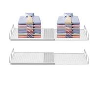 Generico Expandable Cabinet Shelf - 15-24.4inch Adjustable Metal Bracket,