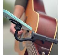 Generico Explainout Phone Holder for Guitar, Adjustable Guitar or Ukulele Magnetic Phone Holder Mount for Bass Live Broadcast Teaching Video Recording Guitar Sheet Music (Magnetic)