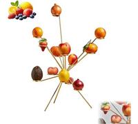 Generico Exploding Fruit Bowl - Fireworks on the Dinner Table, Creative Stainless Steel Fruit Bowl, 360° Floating Style Display Fruits, for Kitchen Dining Table Centerpiece Decor