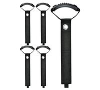 Generico Extension Cord Stõrage Bracket 2-Pack - 5-Slot Wall Mount | Heavy-Duty Cable Ořganizer For Garage | Holds Rope Conduit String Lights, Space-Saving