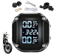 Generico External Sensor, M5 Motorcycle Tire | Pressure Monitor Real-Time LCD Display IP65 Waterproof,Bike ATV Scooter Safety System High Accuracy Pressure Monitoring for Enhanced Riding Performance