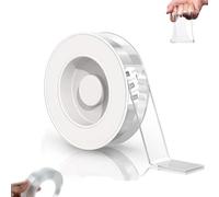 Generico Extra Large Double Sided Tape, Appearancte/Clear&Tough Nano Tape, Multipurpose Traceless Waterproof Residue, Free Removal (1 Pcs, 78.74 in/200cm*1.18 in/3cm*0.078in/0.2cm)