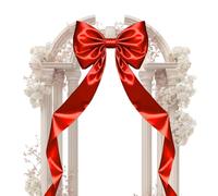 Generico Extra Large Wedding Bow Decor | 118 X 29 inch Party Decorations, Giant Satin Bows for Christmas Birthday Bridal Shower Room Wall Arch Door Use, Handy Piece for Daily Celebration And Simple